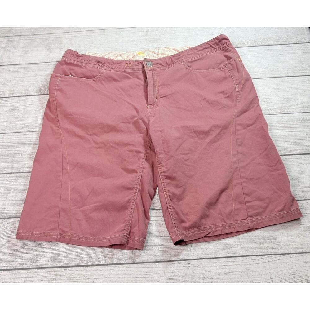 Mountain Hardwear Womens Dynama/2 Bermuda Shorts Beige Outdoor Hiking Size 16